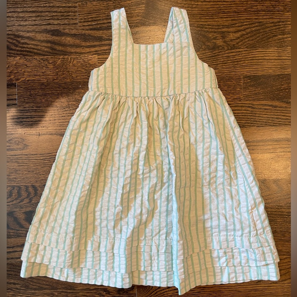 Garbo&Friends Green and White Striped Dress